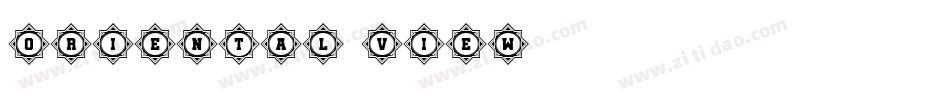Oriental View字体转换